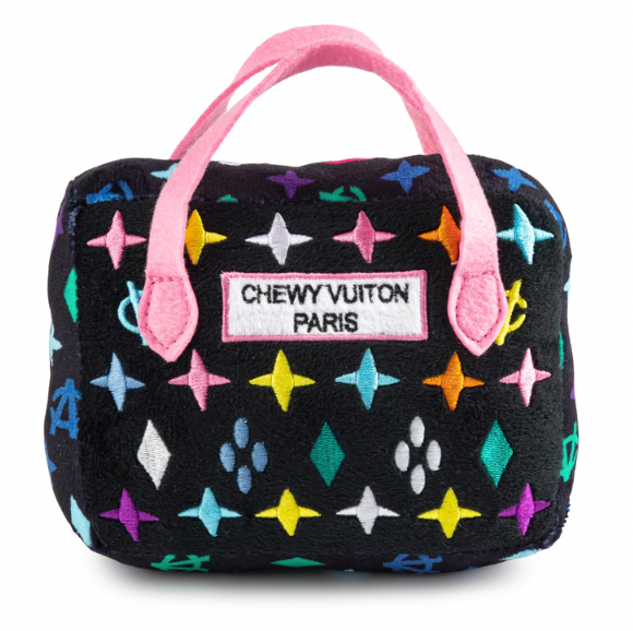 Haute Diggity Dog Chewy Vuiton Black Monogram Handbag