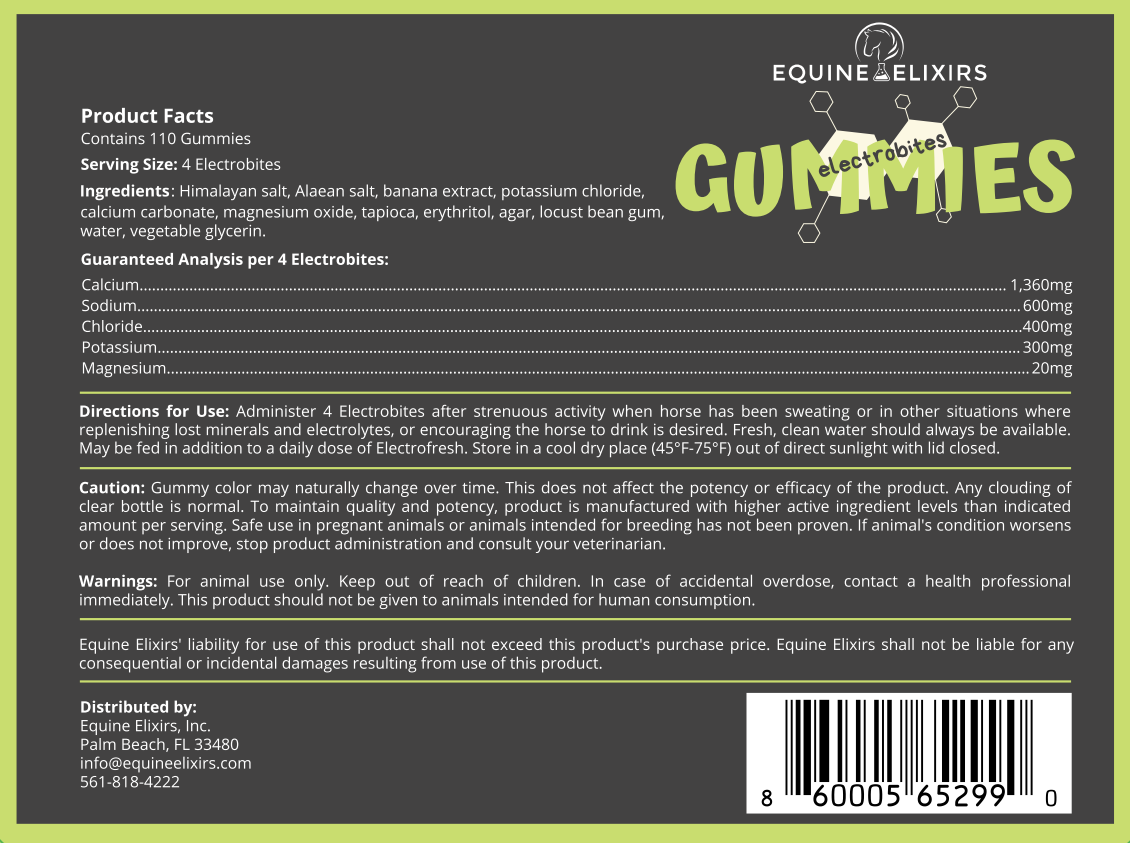 Equine Elixirs ELECTROBITES® Electrolyte Gummy