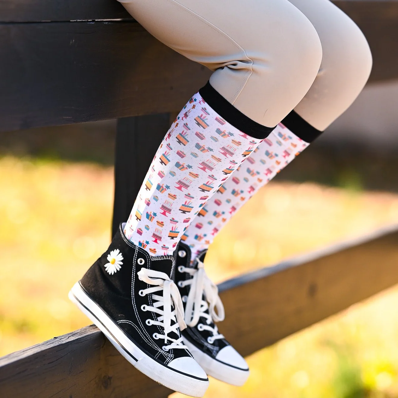 Dreamers & Schemers HOLIDAY BIRTHDAY Pair & A Spare Boot Socks