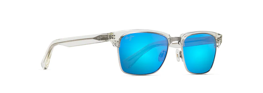 Maui Jim Kawika  Blue Hawaii Crystal (Clear) Frame Sunglasses
