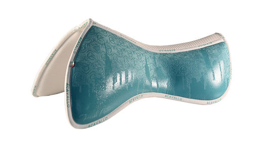 Acavallo   Bright Lights Collection Spine Free C.C. & Memory Foam 1/2 Pad, Jumper Bamboo Sky Blue