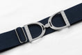 Load image into Gallery viewer, Stirrup Buckle 1.5 NAVY Silver
