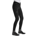 Load image into Gallery viewer, Ego 7 Women's Jumping CA Knee Patch Breeches Schooling Black Ego7_Breeches_Black_Side-
