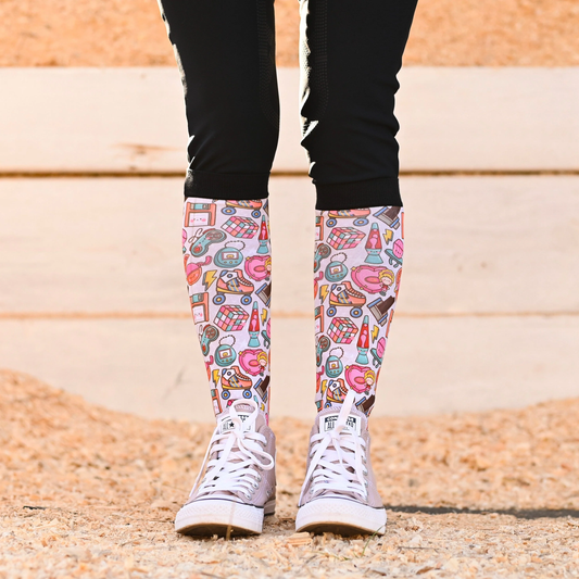 Dreamers & Schemers OLD SCHOOL TOYS Pair & A Spare Boot Socks