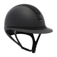 Load image into Gallery viewer, Samshield 2.0 Miss Shield Shadowmatt Helmet Alcantara Top with 5 Crystals
