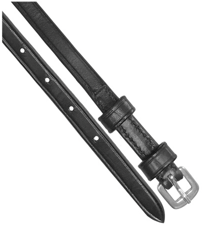 Double Keeper Leather Spur Straps 18"