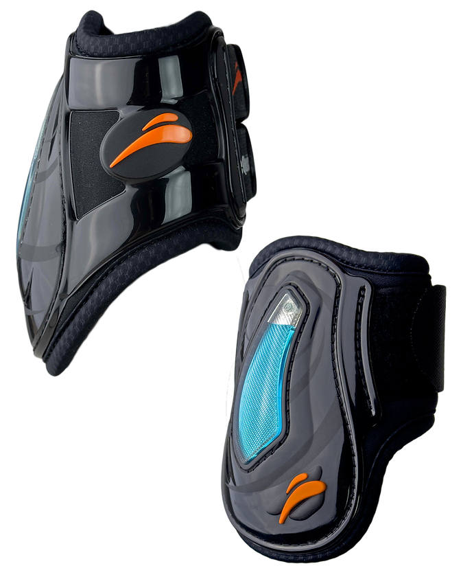 eQuick eAIRSHOCK Rear Horse Boots