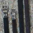 Load image into Gallery viewer, Black Oak Riveted Stirrup Leathers
