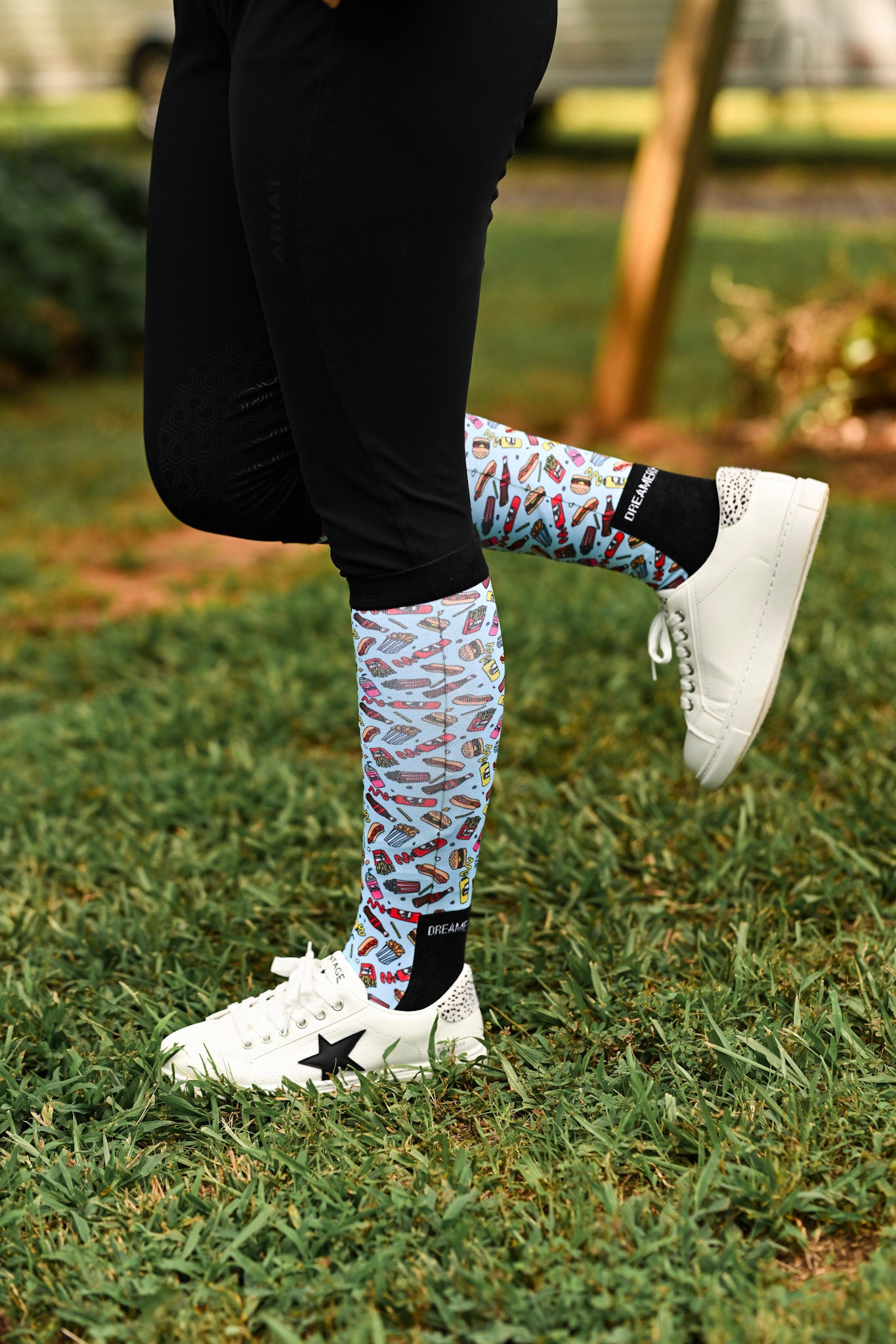 Dreamers & Schemers SNACK ATTACK Pair & A Spare Boot Socks