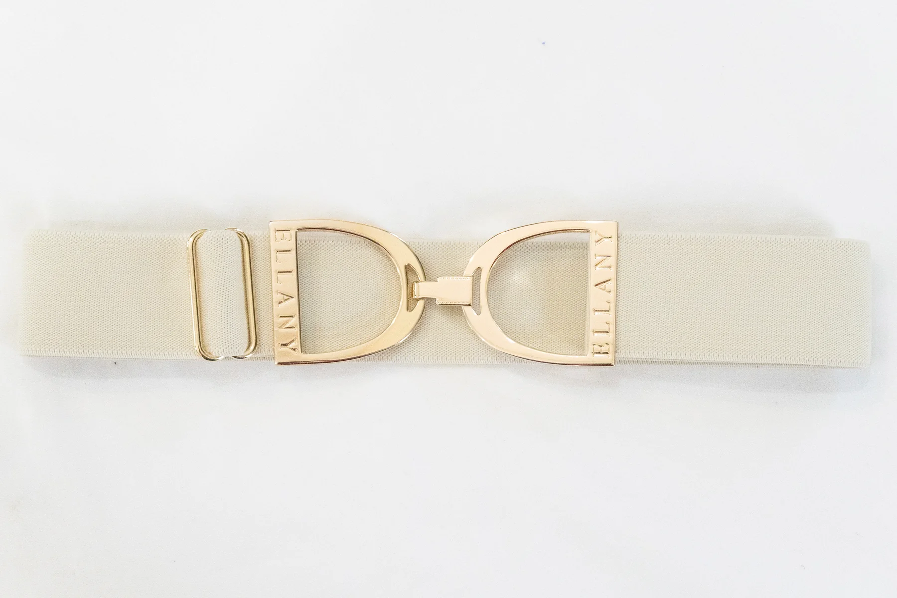 Ellany Elastic Belts 2024 Collection Gold Stirrup 1.5"