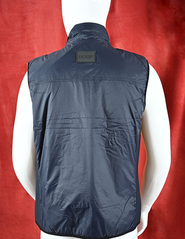 Ego7 Mens Toty Vest Navy Blue Back