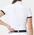 Load image into Gallery viewer, Polo MC Short Sleeve Show Shirt White 2
