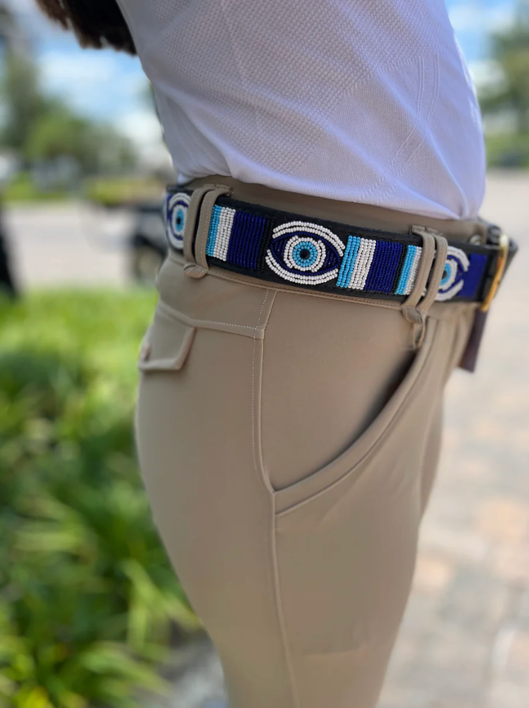 The Kenyan Collection Evil Eye Wide Width Belt