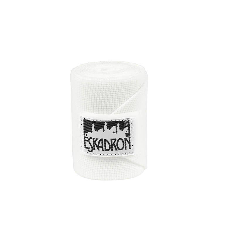 Eskdron Elastic Training Bandage WHITE