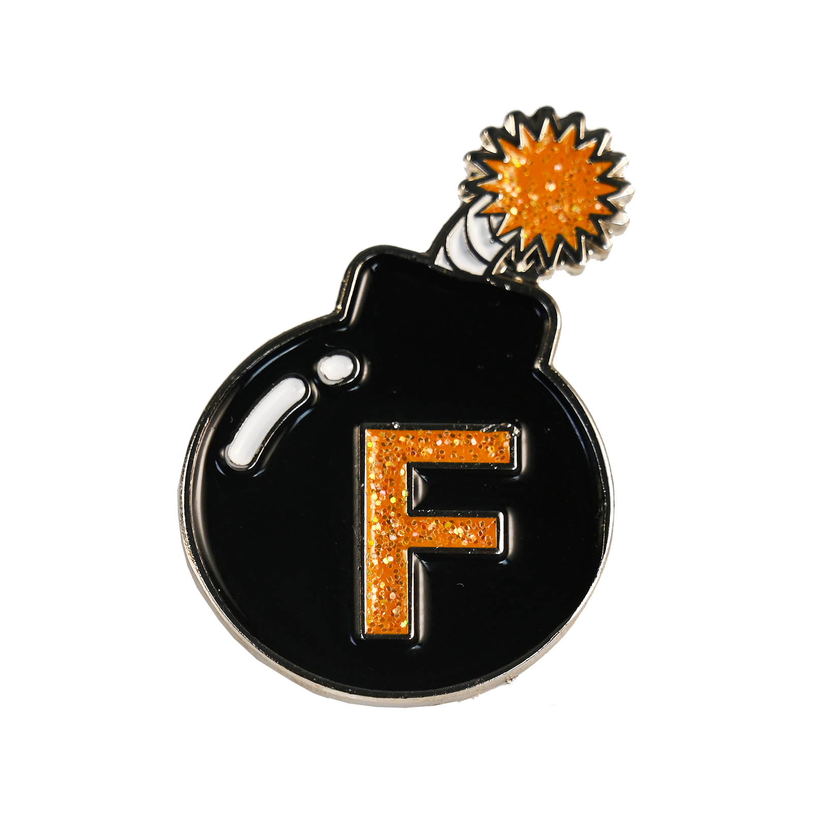 F Bomb Number Pin Charms