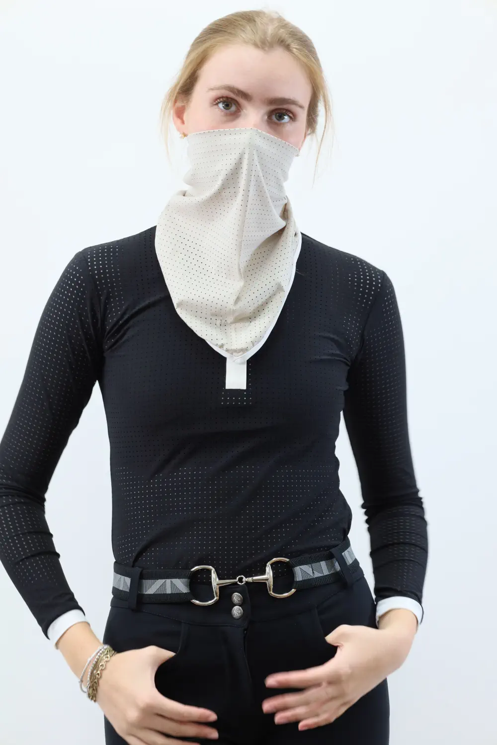 Kismet Face Cover Neck Wrap Perforated