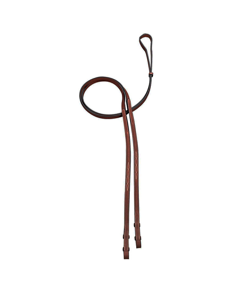 Arc de Triomphe Imperial Curb Reins Brown