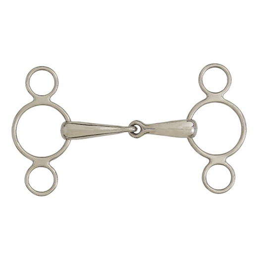 Centaur® Stainless Steel 2-Ring Elevator Gag Bit