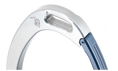 Load image into Gallery viewer, Tech Stirrups Venice Sloped EVO Silver with Silk Swarovski Crystals
