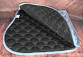 Load image into Gallery viewer, Cavallo Hanaya Saddle Pad Stormblue Open
