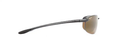 Load image into Gallery viewer, Maui Jim HO'OKIPA Gloss Black-HCL® Bronze Lens Polarized Rimless Sunglasses
