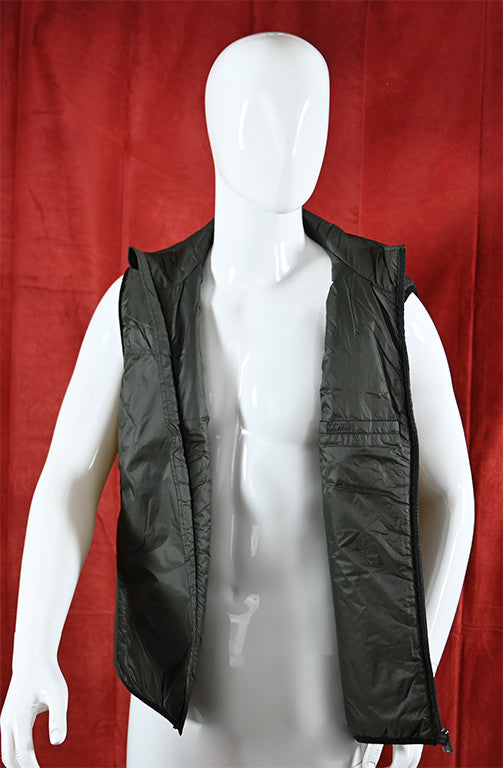 Ego7 Mens Toty Vest Army Green Open copy