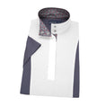 Load image into Gallery viewer, Stirrups Ladies Dark Grey “Luna” Short Sleeve Performance Show Shirt
