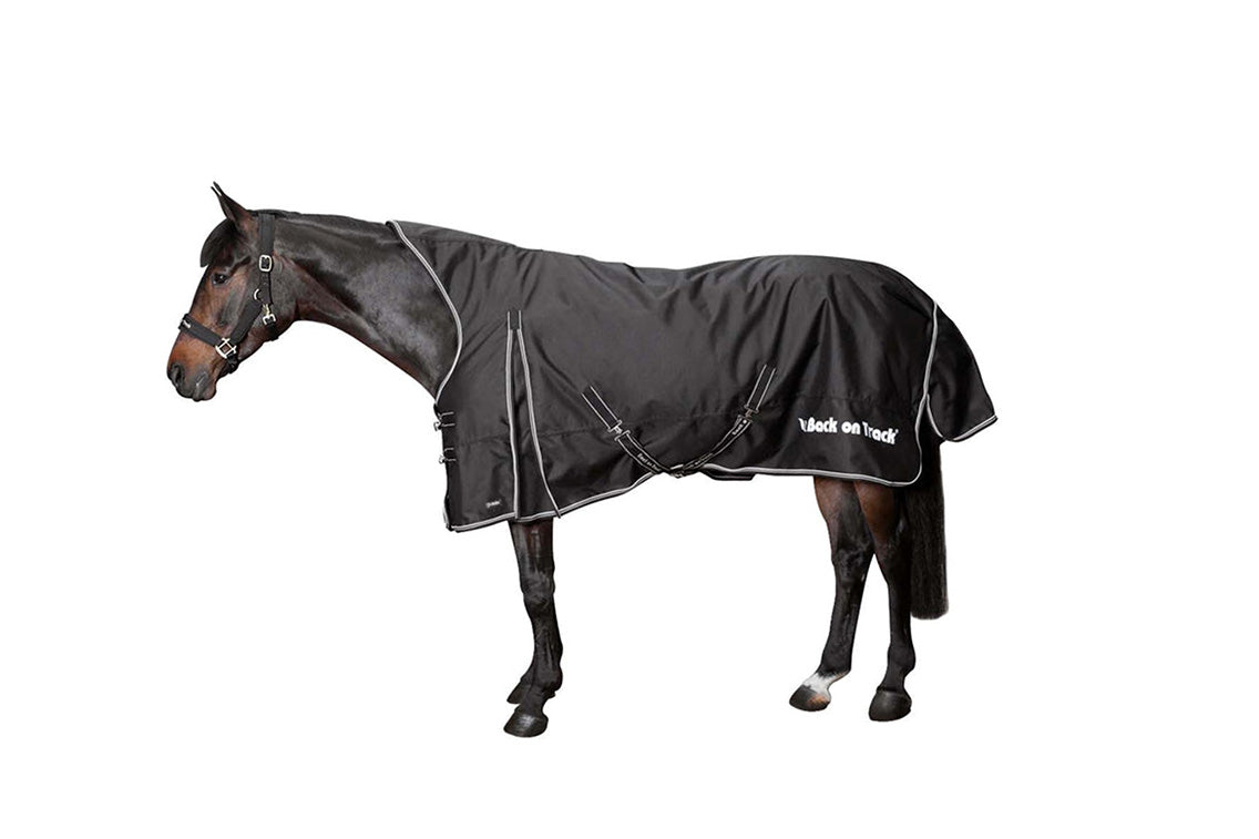 Back On Track Brianna Turnout Blanket Black Woven