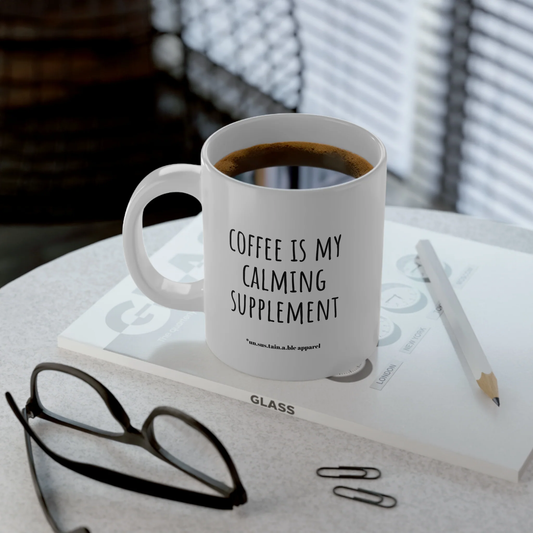 Coffee Is My Calming Supplement - Jumbo Mug, 20oz