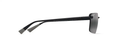 Load image into Gallery viewer, Maui Jim LAULIMA Matte Black-Neutral Grey Lens Polarized Rimless Sunglasses
