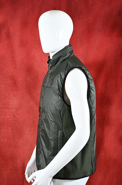 Ego7 Mens Toty Vest Army Green Side copy