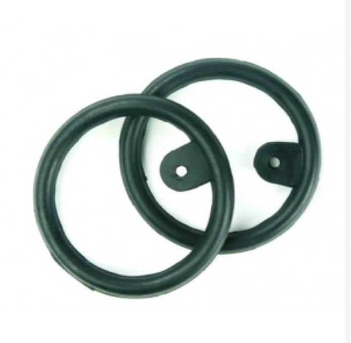 Eco Pure Peacock Rubber Rings with Tabs