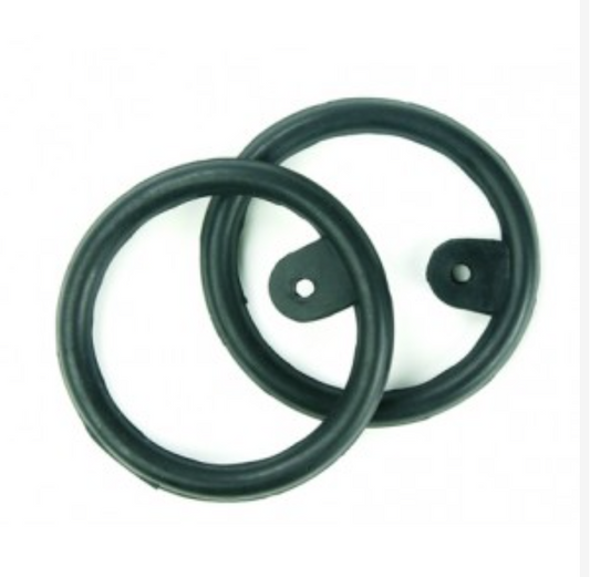 Eco Pure Peacock Rubber Rings with Tabs