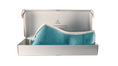 Load image into Gallery viewer, Acavallo   Bright Lights Collection Spine Free C.C. & Memory Foam 1/2 Pad, Jumper Bamboo Sky Blue
