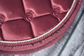 Load image into Gallery viewer, Cavallo Hanaya Saddle Pad Dark Raspberry Piping
