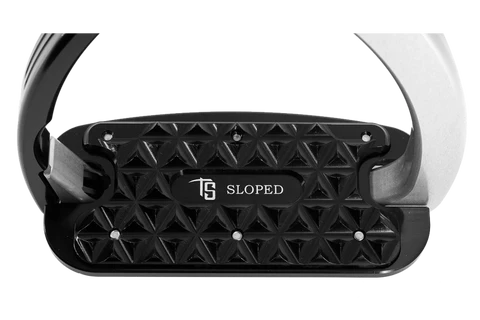 Tech Stirrups Venice Sloped EVO Silver with Silk Swarovski Crystals