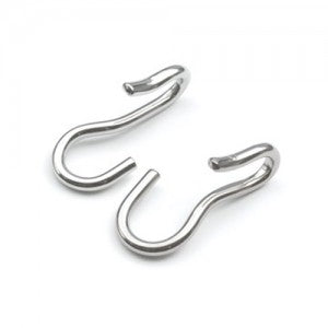 Centaur  Stainless Steel Curb Chain Hooks Pair