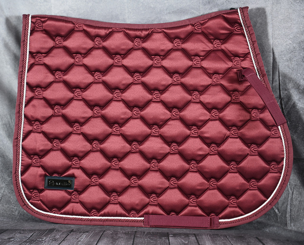 Cavallo Hanaya Saddle Pad Dark Raspberry