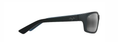 Load image into Gallery viewer, Maui Jim KANA COAST Matte Soft Black with White and Blue FrameNeutral Grey Lens Polarized Wrap Sunglasses
