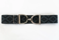 Load image into Gallery viewer, Ellany Elastic Belts 2024 Collection Gunmetal  Sitrrup 1.5"
