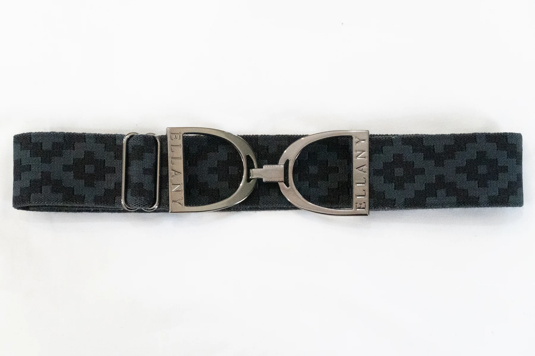 Ellany Elastic Belts 2024 Collection Gunmetal  Sitrrup 1.5"