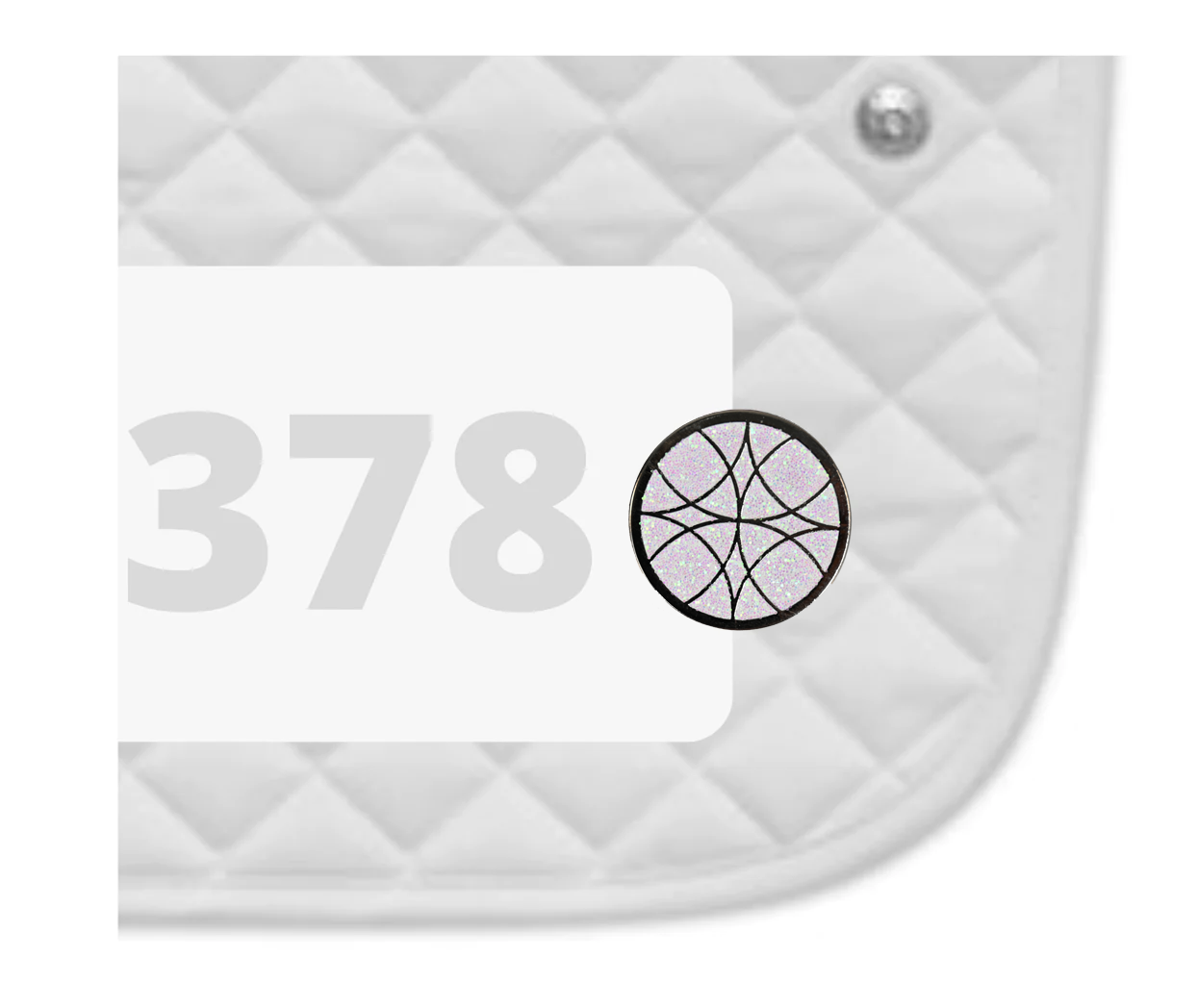 DBC Fretwork Number Pin Charms