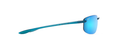 Load image into Gallery viewer, Maui Jim Ho'Okipa  Shiny Transparent Blue Frame with Blue Hawaii Lens Polarized Rimless Sunglasses
