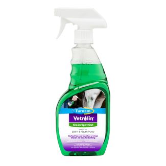 Vetrolin Green Spot Out Spray-On Dry Horse Shampoo 16oz