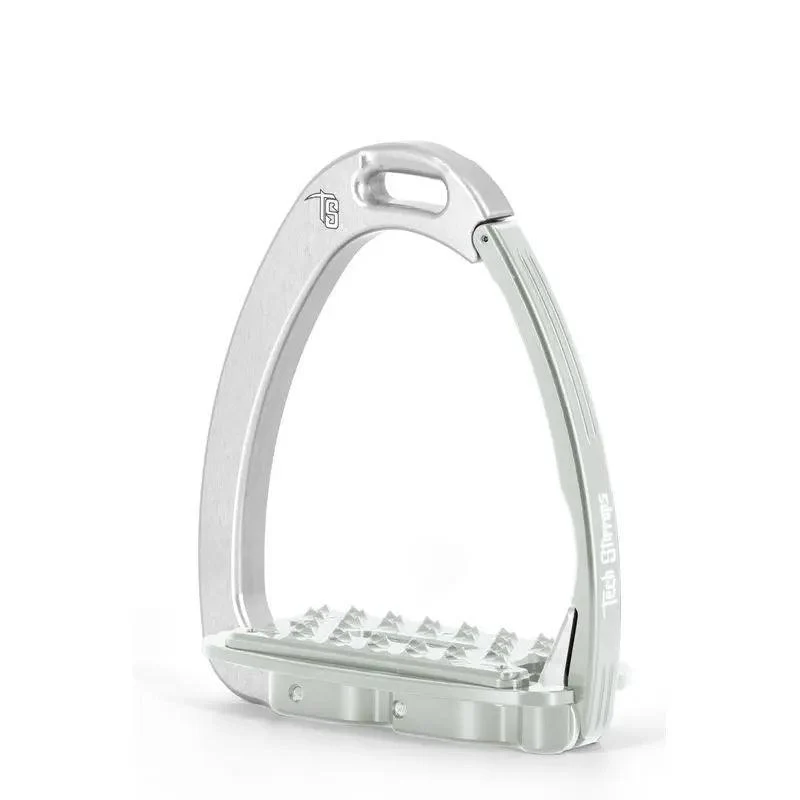 Tech Stirrups Venice Sloped EVO Silver with Silk Swarovski Crystals