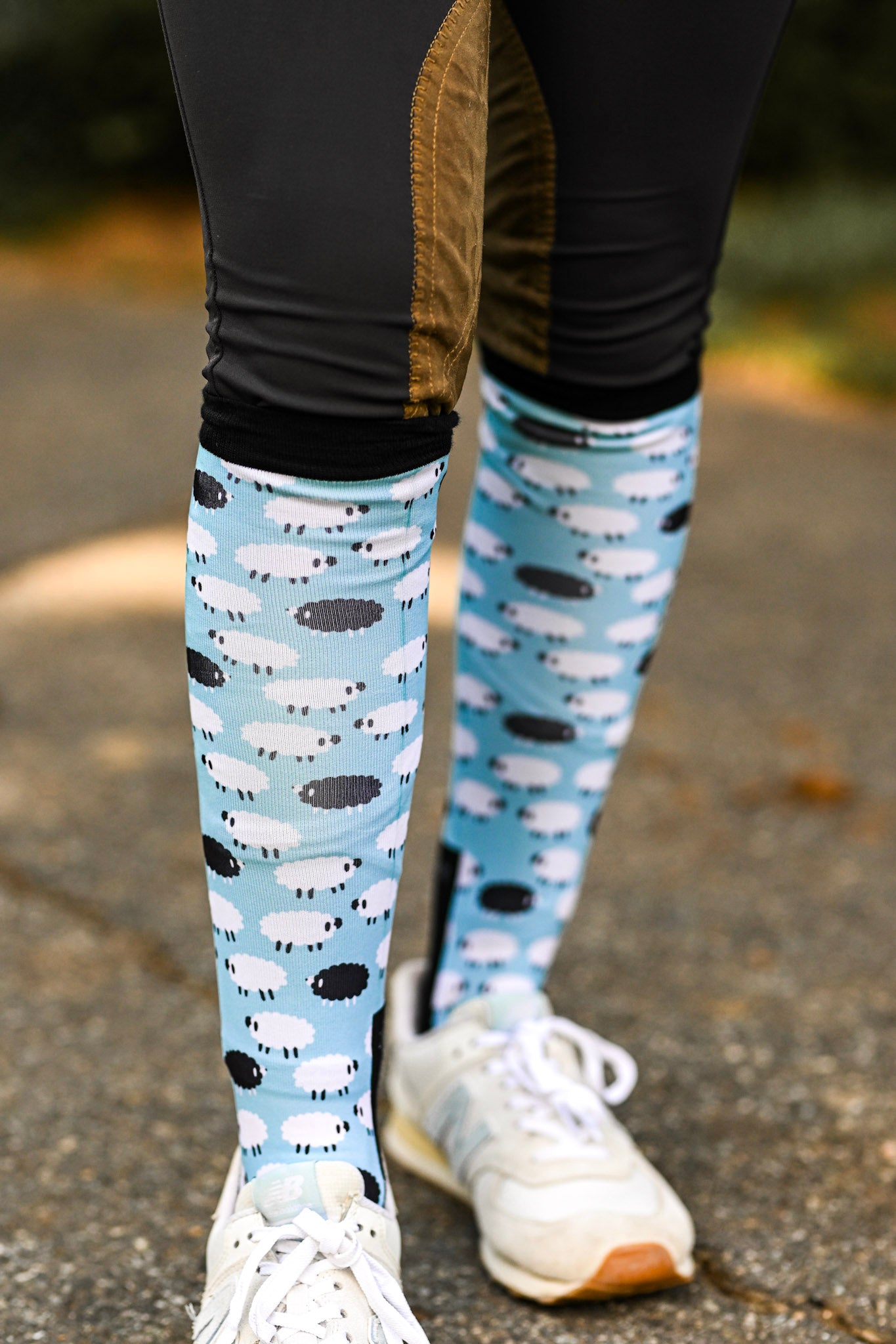 Dreamers & Schemers WHO'S A BLACK SHEEP Pair & A Spare Boot Socks