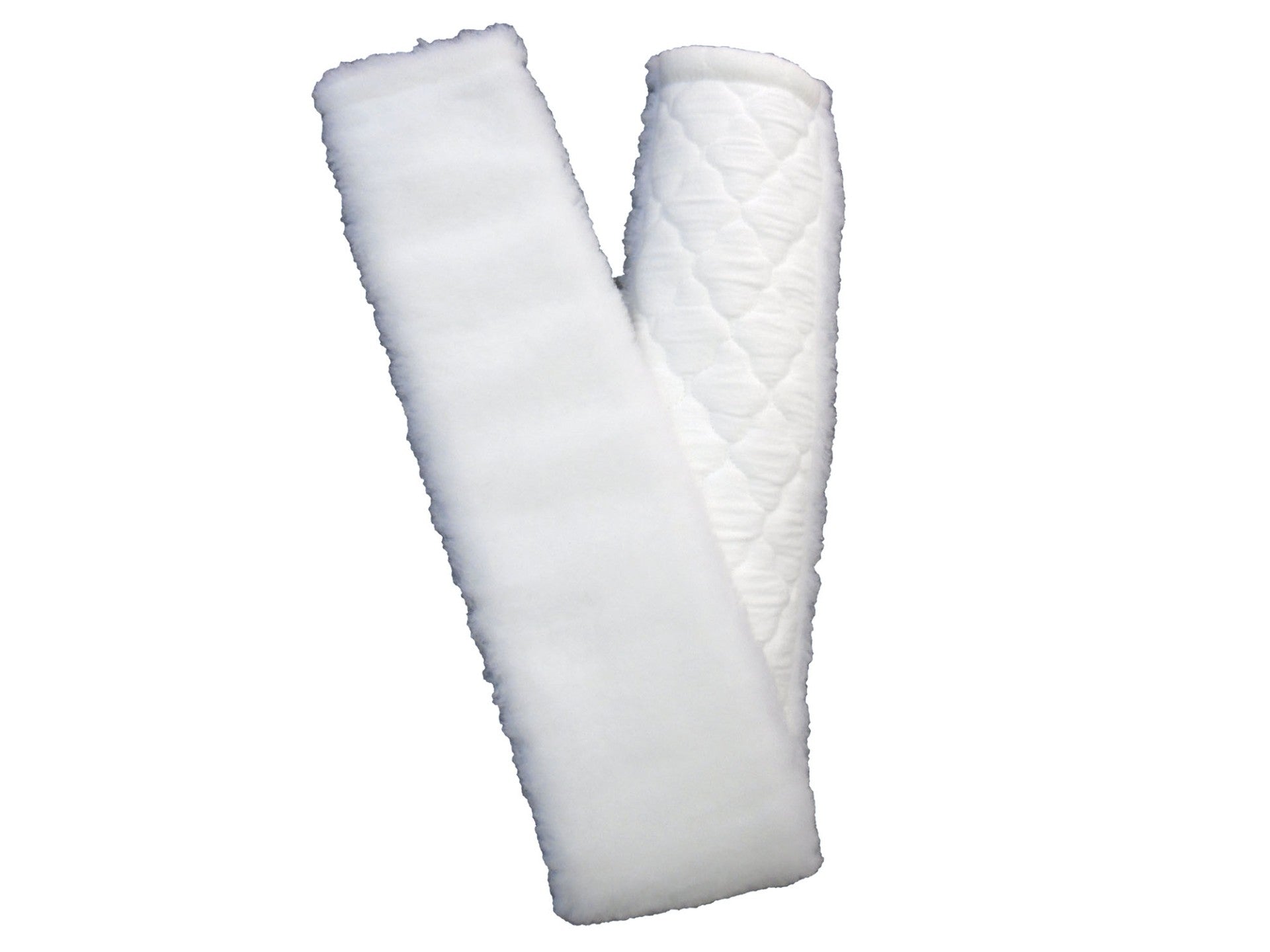 Wilker's White Fleece/Cotton Girth Covers