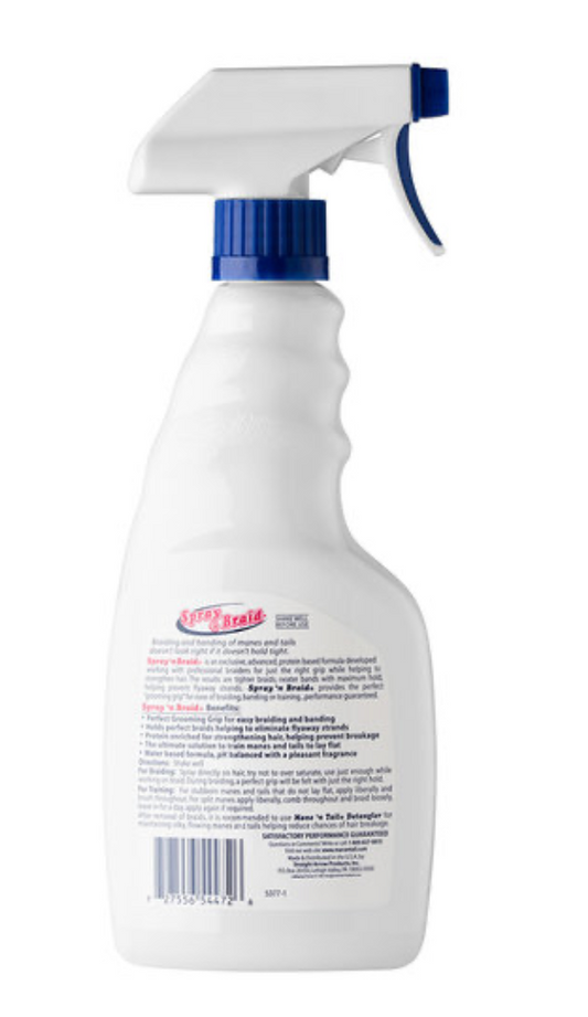 Mane 'n Tail Spray'n Braid for Horses 16oz