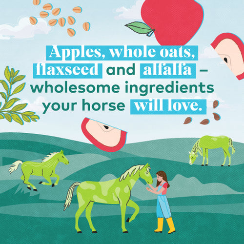 Honest to Goodness Upcycled Horse Treats - Apple - 2 lbs